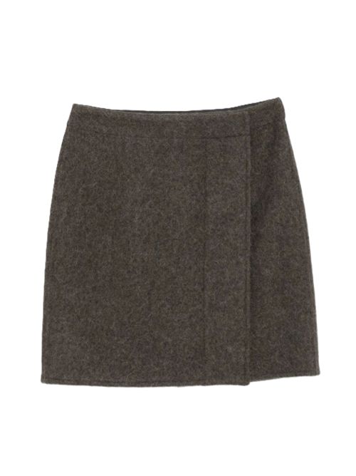 wrapover skirt Lemaire Dark khaki Lemaire | SK1061LF504GR678 DARK KHAKI